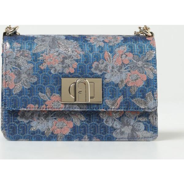 borse a spalla Furla blu