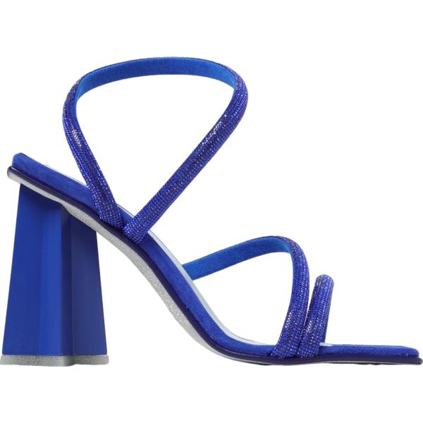 sandali col tacco Chiara Ferragni blu