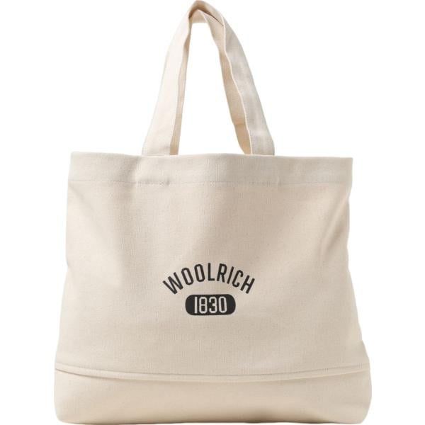 borse tote Woolrich bianco
