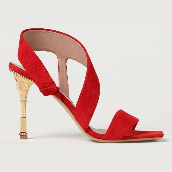 sandali col tacco Balmain multicolore