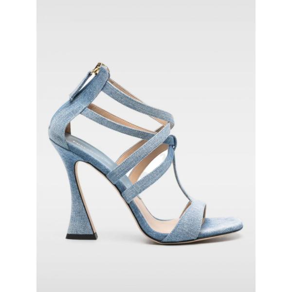 sandali col tacco Ermanno Scervino blu