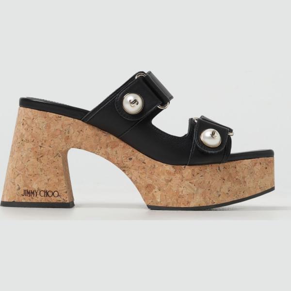 sandali col tacco Jimmy Choo blu