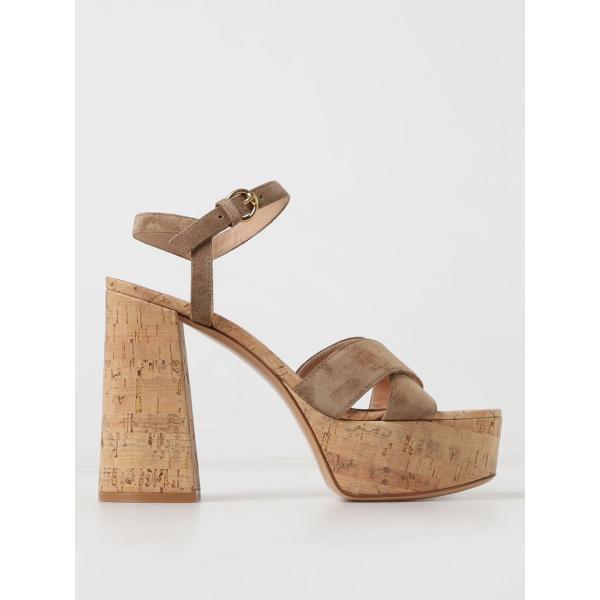 sandali in pelle Gianvito Rossi marrone