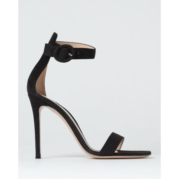 sandali col tacco Gianvito Rossi nero