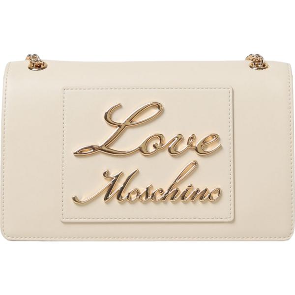 borse a spalla Love Moschino bianco