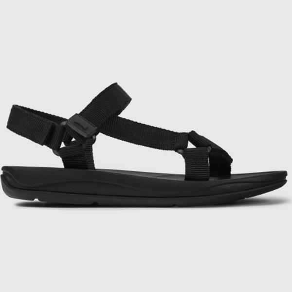 sandali Camper nero a righe