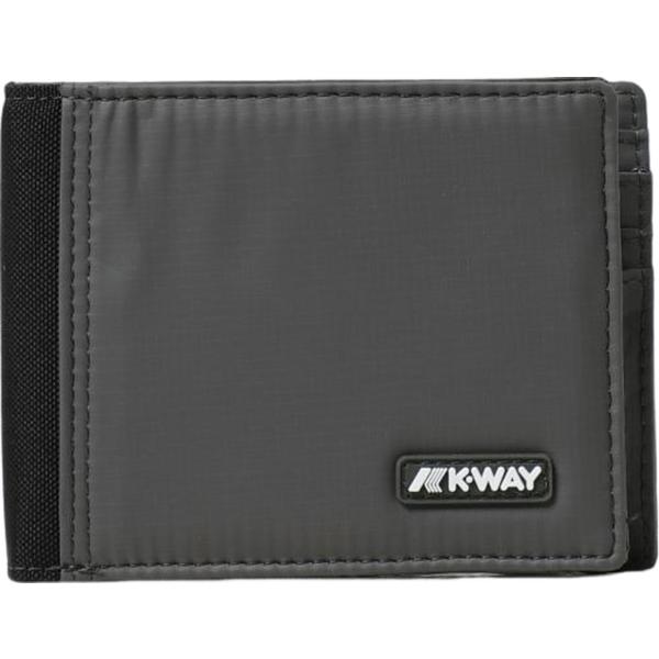 portafogli K-Way grigio military