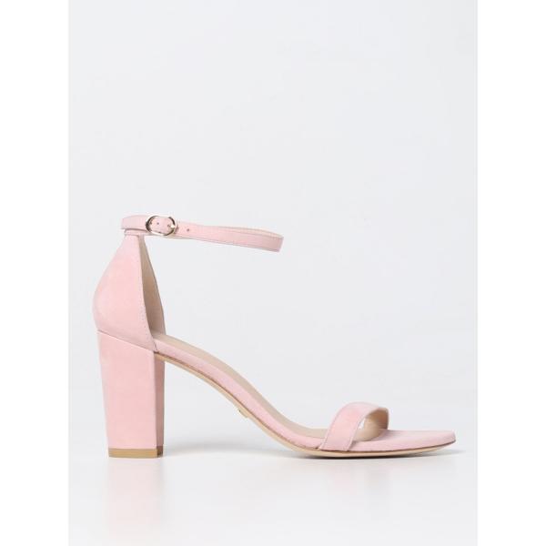 sandali in pelle Stuart Weitzman rosa