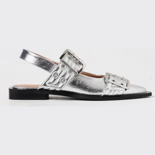 ballerine Ganni bianco