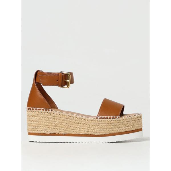 sandali in pelle See By Chloé marrone