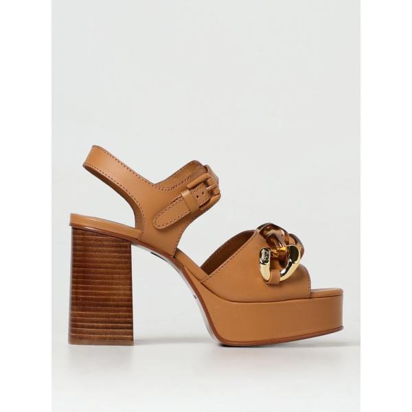 sandali in pelle See By Chloé rosso
