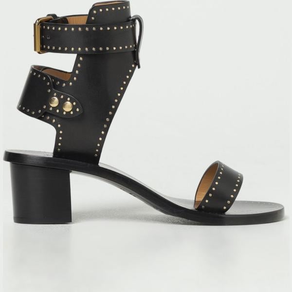 sandali col tacco Isabel Marant nero