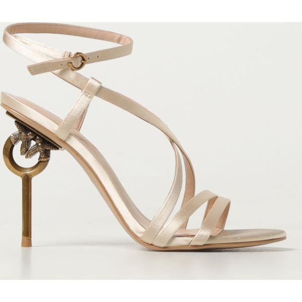 sandali col tacco Pinko grigio