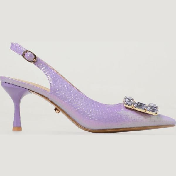 décolleté Twenty Fourhaitch grigio con stampe