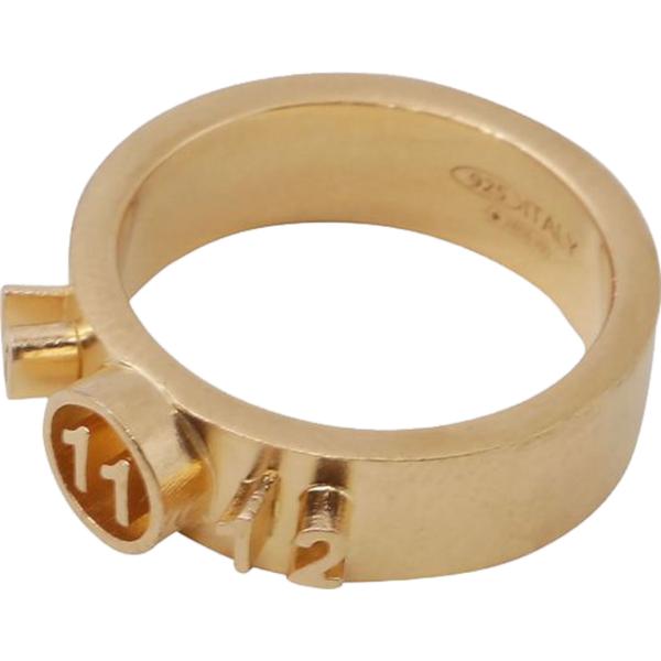 anelli Maison Margiela marrone