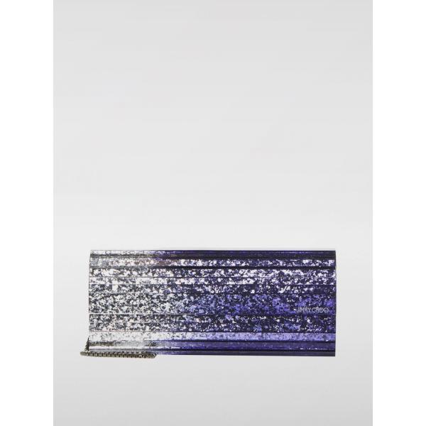clutch Jimmy Choo blu