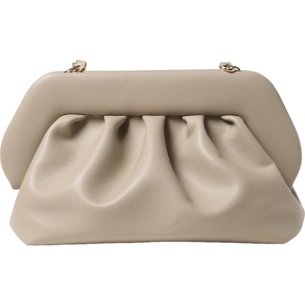 clutch Themoirè marrone