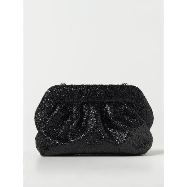 clutch Themoirè nero