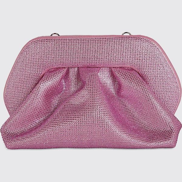 clutch Themoirè rosa