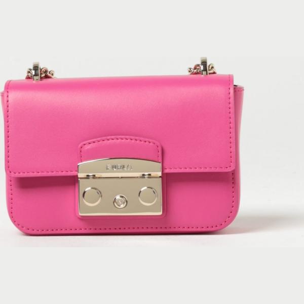 borse a spalla Furla rosa