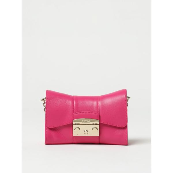 borse a spalla Furla rosa