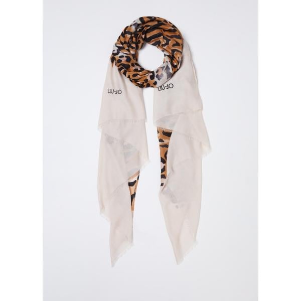 stole Liujo viola animalier