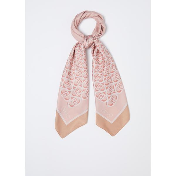foulard Liujo viola con stampe