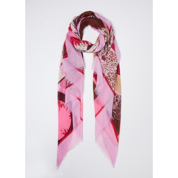stole Liujo rosa con stampe