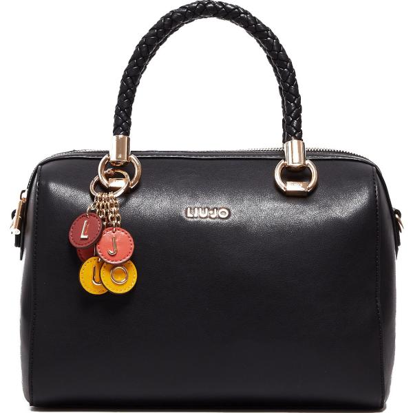 borse a mano Liujo nero a fiori