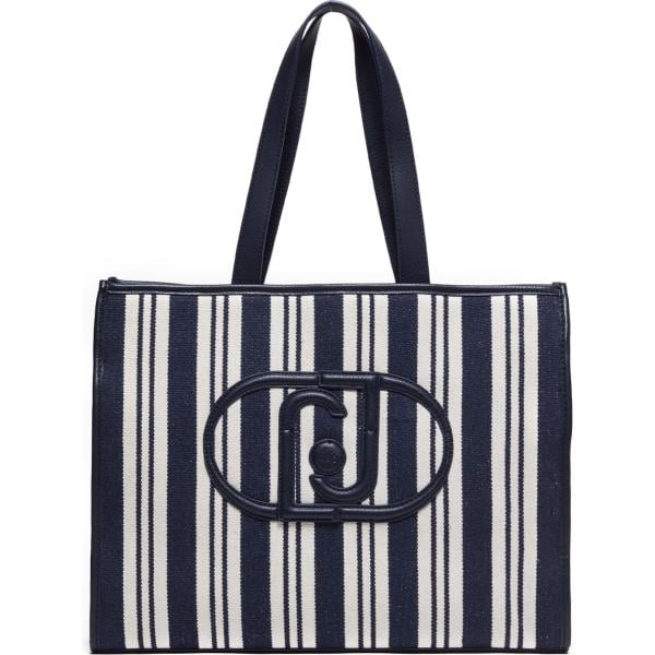 borse tote Liujo blu a righe