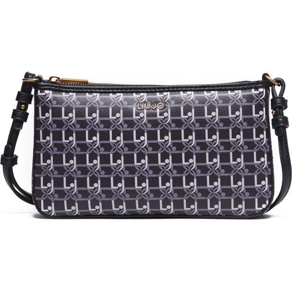 borse a tracolla Liujo nero con stampe