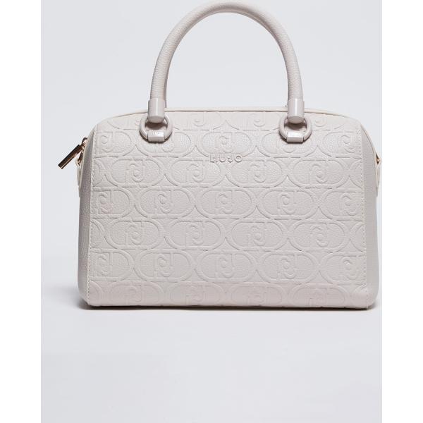 borse a mano Liujo grigio con stampe