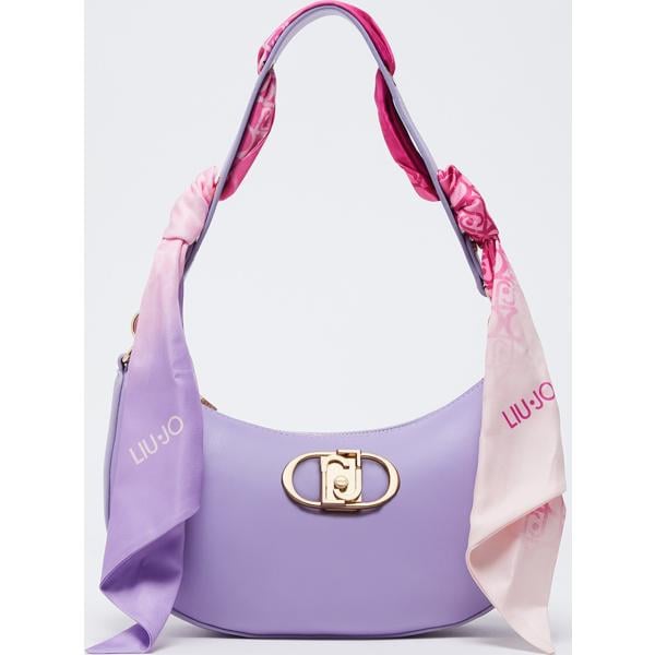borse a spalla Liujo viola animalier