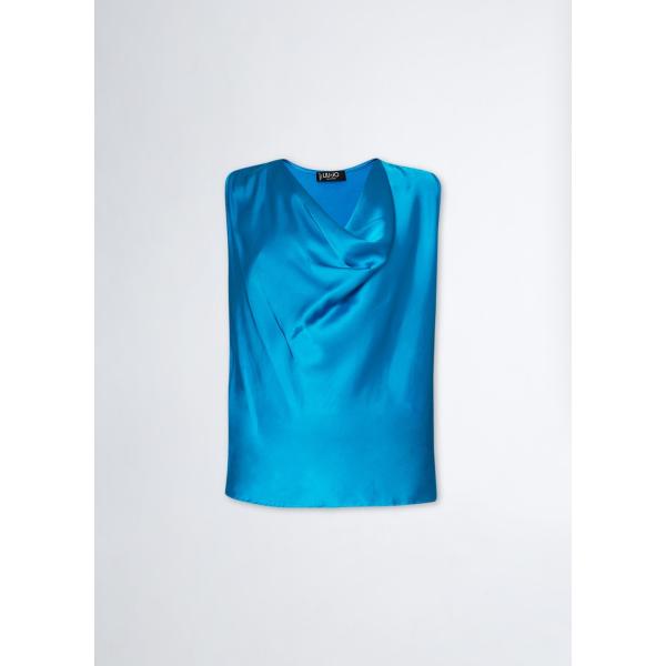 top Liujo blu