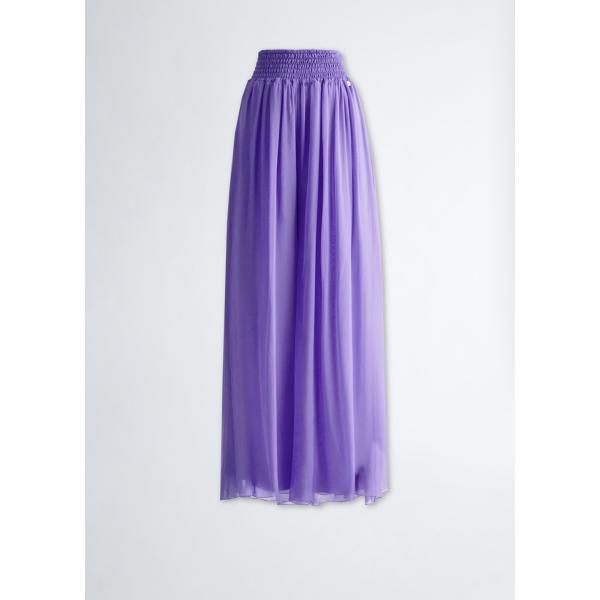 pantaloni Liujo viola tinta unita
