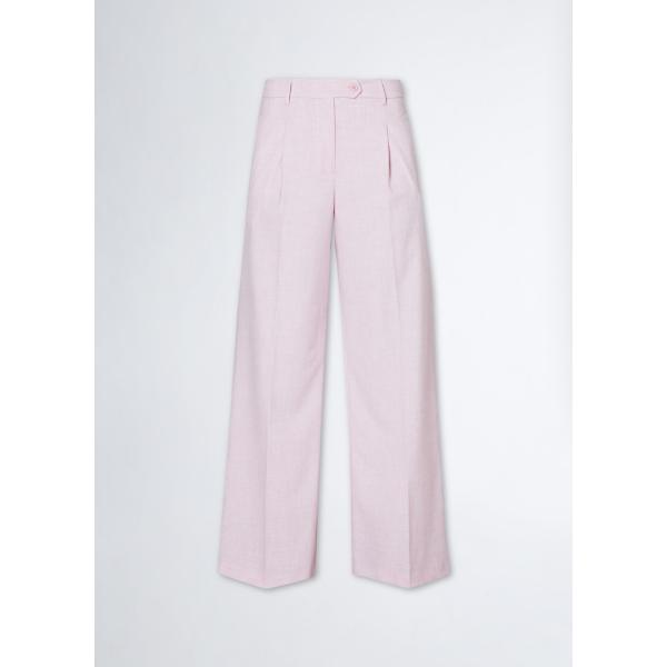 pantaloni a palazzo Liujo viola