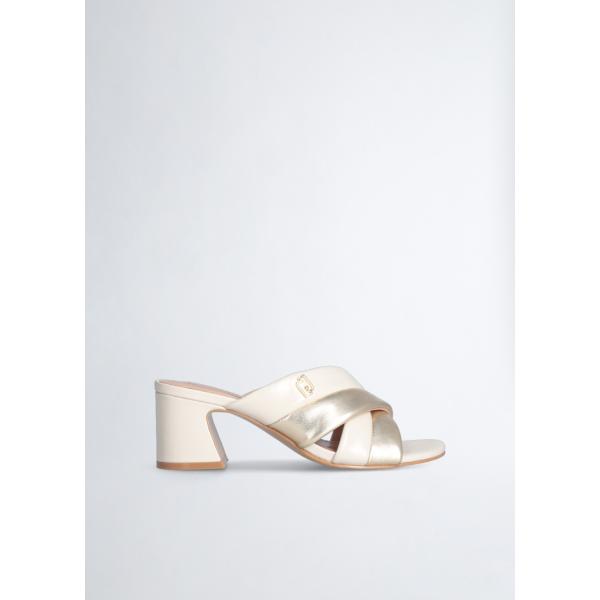 sandali in pelle Liujo bianco