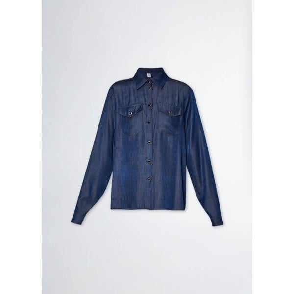 camicie Liujo blu a fiori