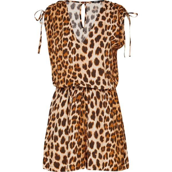 tuta corta Liujo multicolore animalier