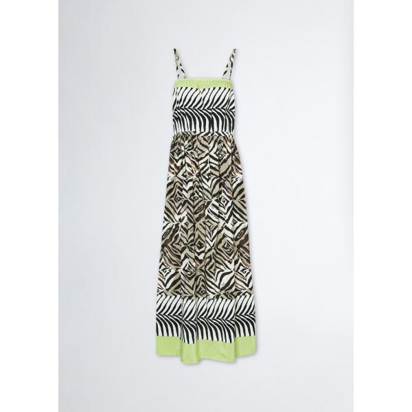 vestiti lunghi Liujo grigio con stampe