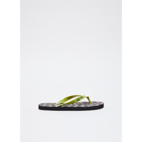 infradito Liujo bianco animalier