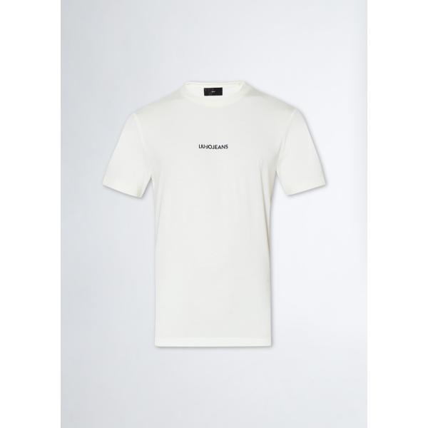 t-shirt Liujo bianco con stampe