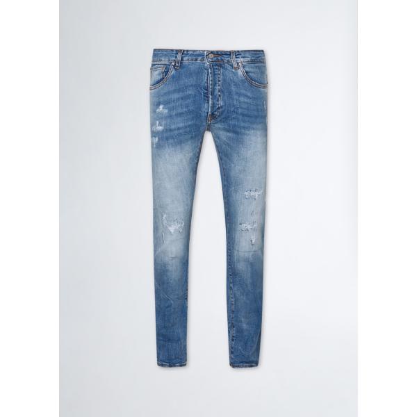 jeans strappati Liujo blu