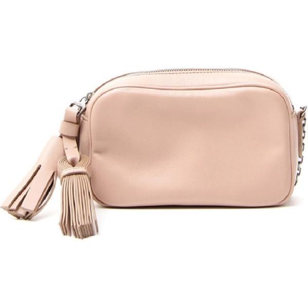 Borsa a tracolla con catena e zip con nappine Diffusione Tessile