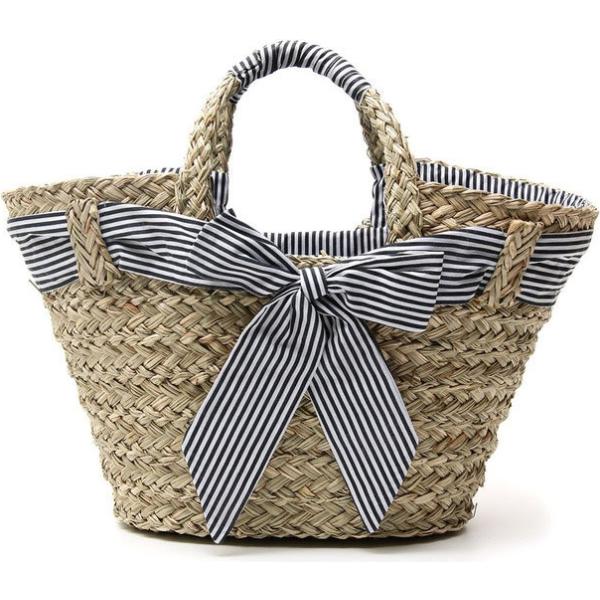 Borsa a tracolla con fiocco e zip in paglia Diffusione Tessile