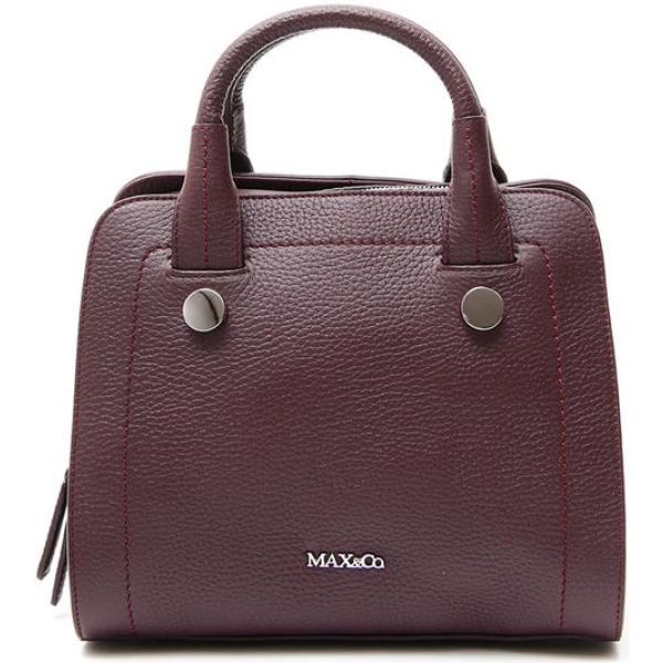 Borsa a tracolla con borchie doppio manico interno foderato rigido Diffusione Tessile
