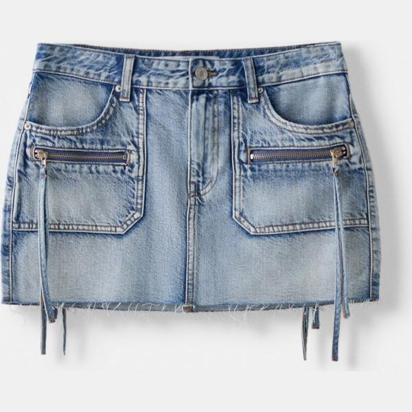 faldas Bershka blanco