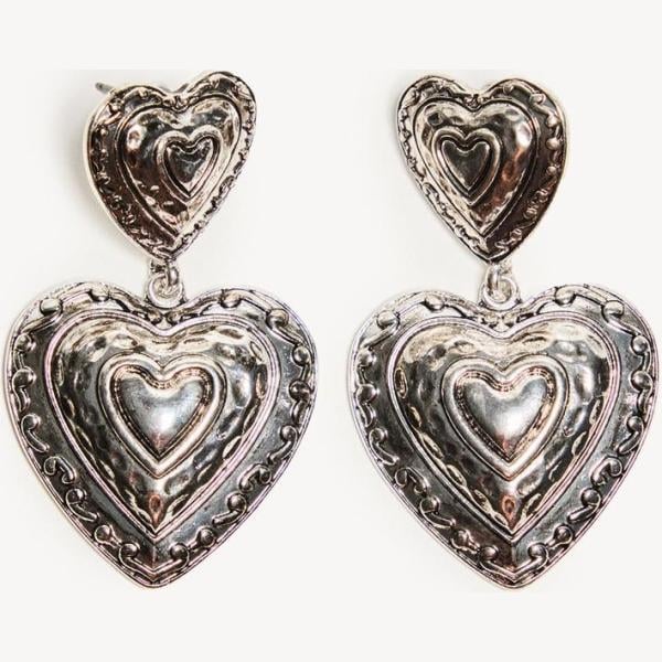 pendientes Bershka blanco