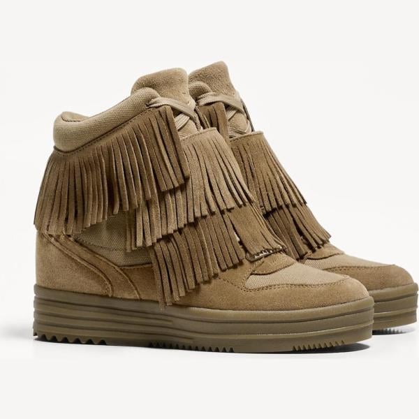 sneakers Bershka marrón