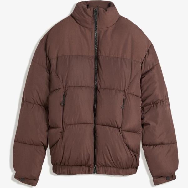 chaquetas Bershka marrón